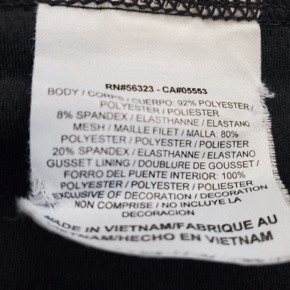 Nike dri-fit filament running capri legging black drawstring back zipper pocket‎ - Picture 6 of 8